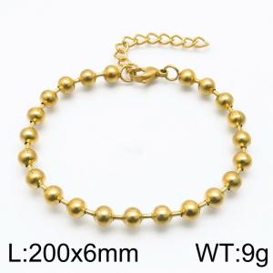 Stainless Steel Gold-plating Bracelet - KB143569-Z