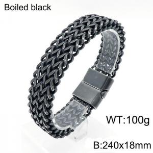 Stainless Steel Bracelet(Men) - KB143656-KFC