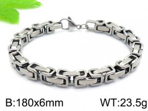 Stainless Steel Bracelet(Men) - KB143916-Z