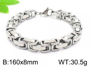 Stainless Steel Bracelet(Men) - KB143919-Z