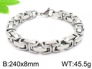 Stainless Steel Bracelet(Men) - KB143922-Z