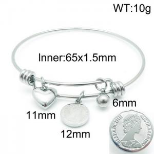 Stainless Steel Bangle - KB143996-Z