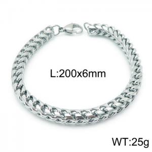 Stainless Steel Bracelet(Men) - KB144253-Z