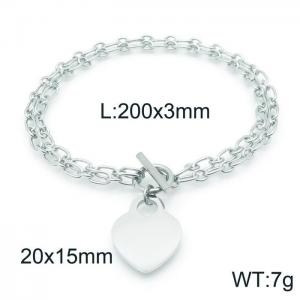 Stainless Steel Bracelet(women) - KB144262-Z
