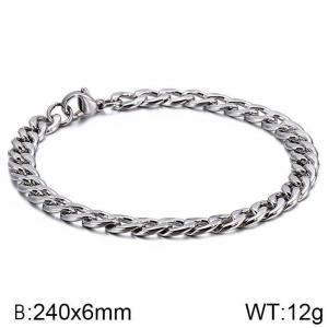 Stainless Steel Bracelet(Men) - KB144384-Z