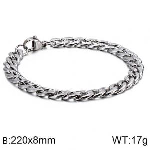 Stainless Steel Bracelet(Men) - KB144387-Z