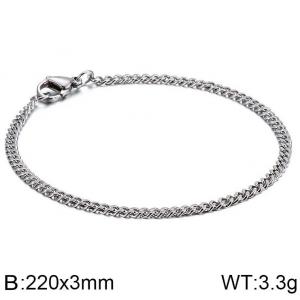 Stainless Steel Bracelet(Men) - KB144403-Z