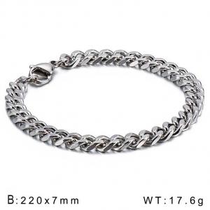 Stainless Steel Bracelet(Men) - KB144523-Z