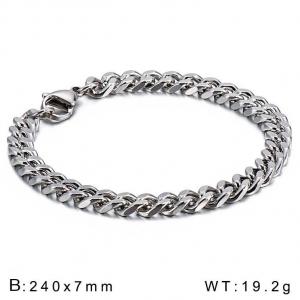 Stainless Steel Bracelet(Men) - KB144524-Z