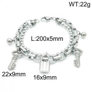 Stainless Steel Bracelet(women) - KB144863-Z