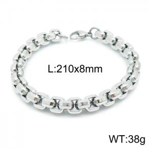 Stainless Steel Bracelet(Men) - KB145379-Z