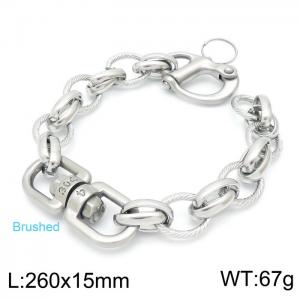 Stainless Steel Bracelet(Men) - KB145953-KLHQ