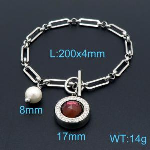 Stainless Steel Bracelet(women) - KB146077-Z