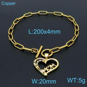 Copper Bracelet （ Mother's Day） - KB146219-Z