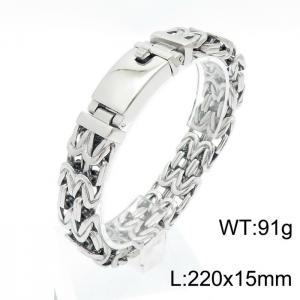 Stainless Steel Bracelet(Men) - KB146477-KJX