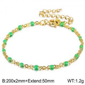 Stainless Steel Gold-plating Bracelet - KB146662-Z