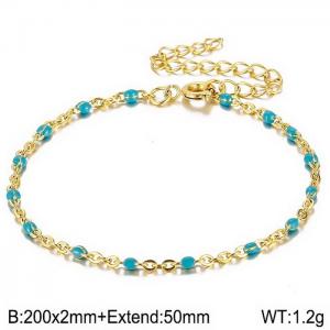 Stainless Steel Gold-plating Bracelet - KB146665-Z-