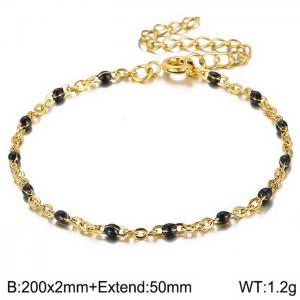Stainless Steel Gold-plating Bracelet - KB146666-Z