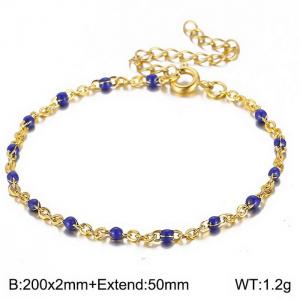 Stainless Steel Gold-plating Bracelet - KB146667-Z