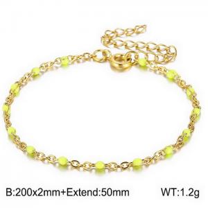 Stainless Steel Gold-plating Bracelet - KB146670-Z