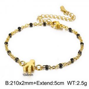 Stainless Steel Gold-plating Bracelet - KB146730-Z