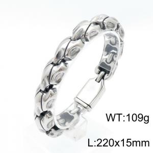 Stainless Steel Bracelet(Men) - KB147197-KJX