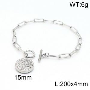 Stainless Steel Bracelet(Men) - KB147204-Z