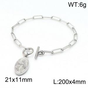 Stainless Steel Bracelet(Men) - KB147206-Z