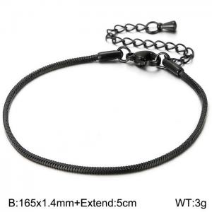 Stainless Steel Black-plating Bracelet - KB147324-Z