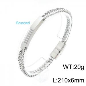 Stainless Steel Bracelet(Men) - KB147372-KLHQ