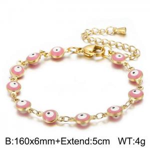 Stainless Steel Gold-plating Bracelet - KB147875-Z