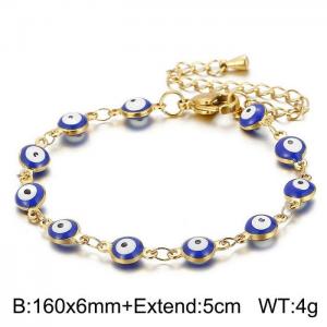 Stainless Steel Gold-plating Bracelet - KB147876-Z