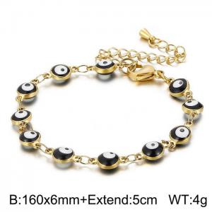 Stainless Steel Gold-plating Bracelet - KB147878-Z