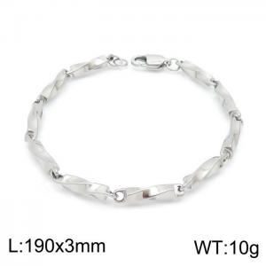 Stainless Steel Bracelet(Men) - KB147919-Z