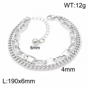 Stainless Steel Bracelet(women) - KB147924-Z