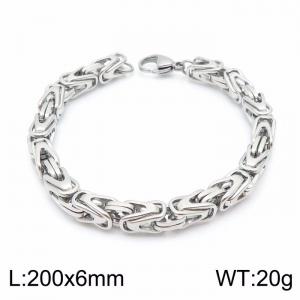 Stainless Steel Bracelet(Men) - KB147953-Z