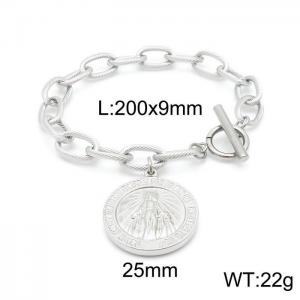 Stainless Steel Bracelet(women) - KB147993-Z