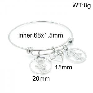 Stainless Steel Bangle - KB148243-Z