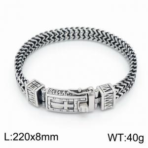 Stainless Steel Bracelet(Men) - KB148346-KJX