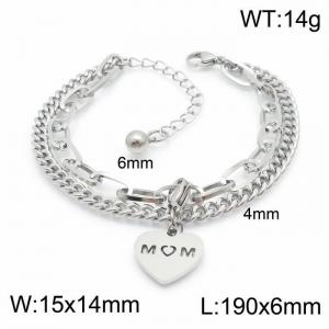 Stainless Steel Bracelet(women) - KB148376-Z