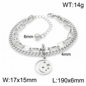 Stainless Steel Bracelet(women) - KB148380-Z