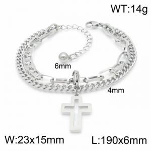 Stainless Steel Bracelet(women) - KB148381-Z