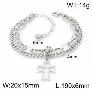 Stainless Steel Bracelet(women) - KB148382-Z