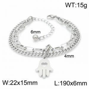 Stainless Steel Bracelet(women) - KB148385-Z