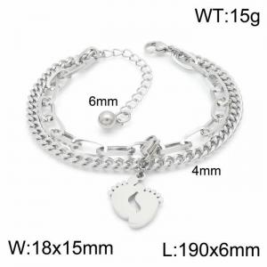 Stainless Steel Bracelet(women) - KB148386-Z