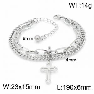 Stainless Steel Bracelet(women) - KB148387-Z