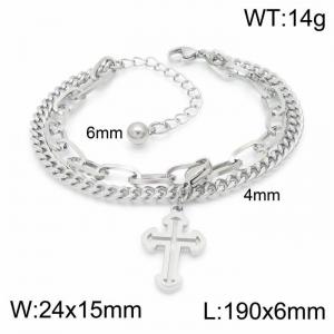 Stainless Steel Bracelet(women) - KB148393-Z