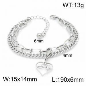 Stainless Steel Bracelet(women) - KB148394-Z