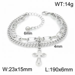 Stainless Steel Bracelet(women) - KB148395-Z
