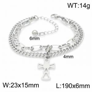 Stainless Steel Bracelet(women) - KB148397-Z